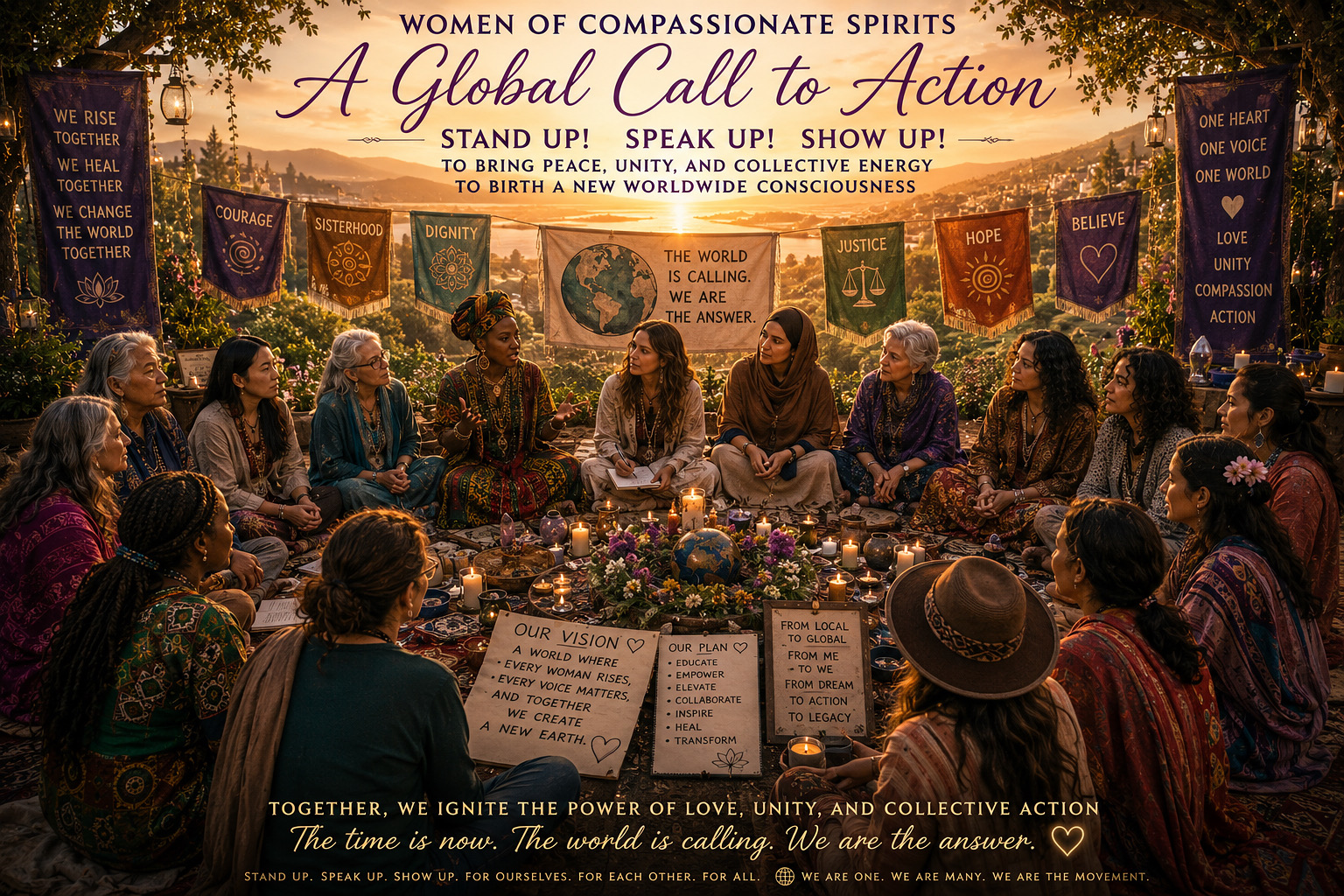 Women of Compassionate Spirits A Global “Call to Action”! Fearlessly Fearless- 