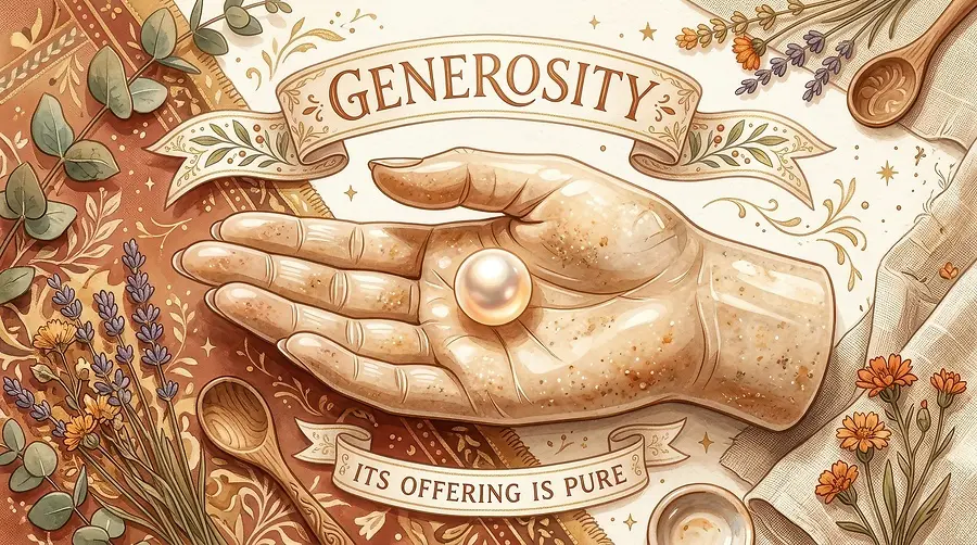 Virtues of giving 