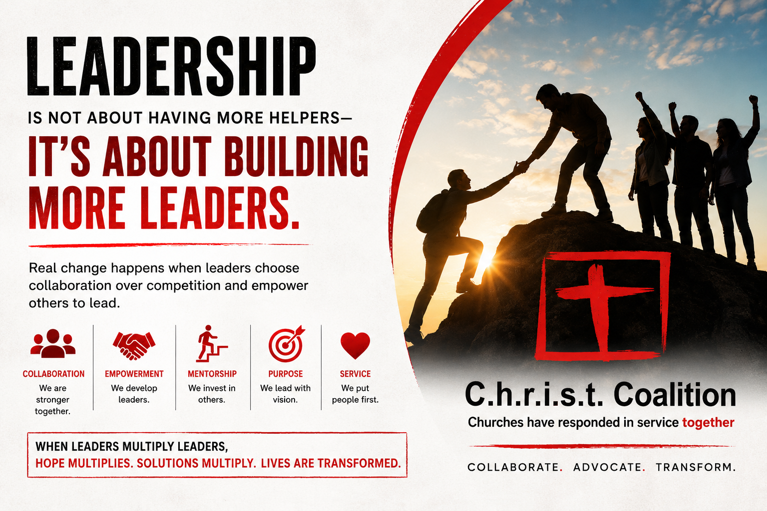 Leadership Is Not About Having More Helpers, It’s About Building More Leaders