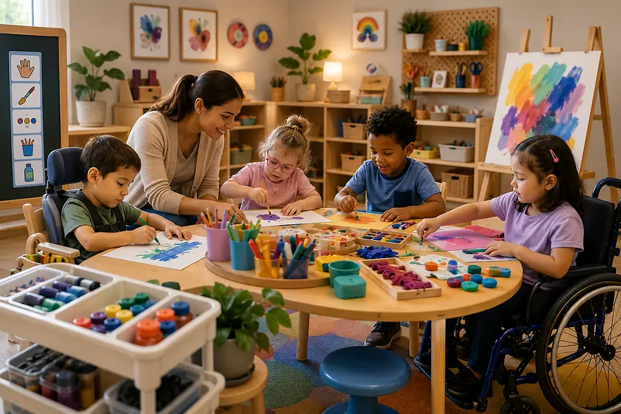 Advancing Inclusive Art Education in Early Childhood Through Accessible Learning Environments and Adaptive Practices