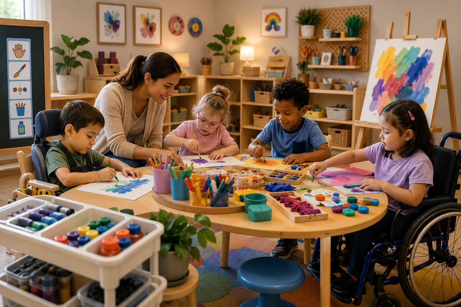 Advancing Inclusive Art Education in Early Childhood Through Accessible Learning Environments and Adaptive Practices