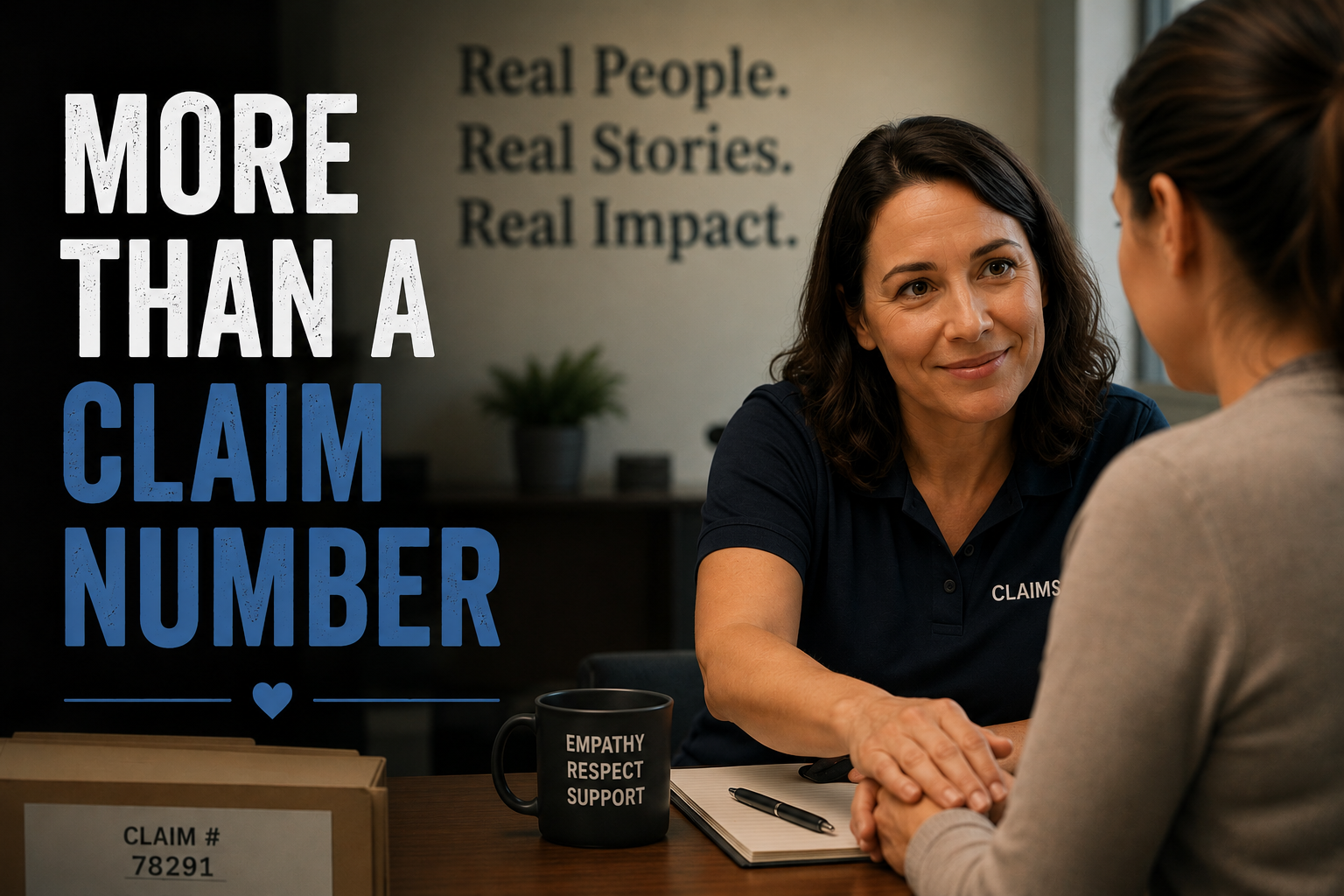 MORE THAN A CLAIM NUMBER