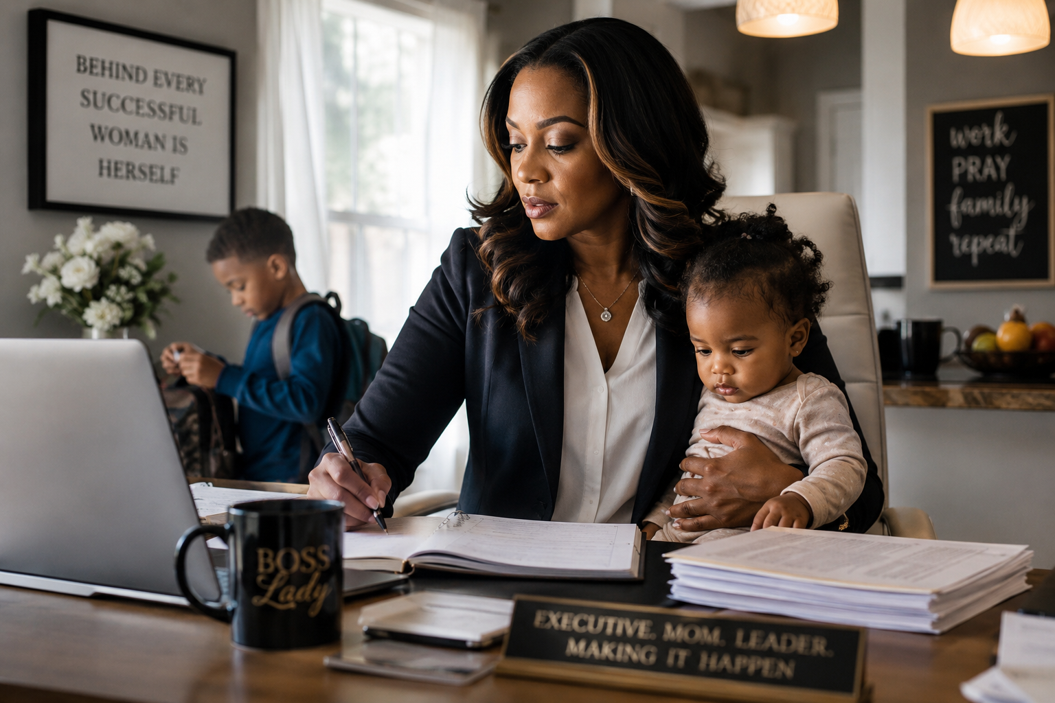 The Woman Behind the Success: Balancing Wife, Mother and Executive