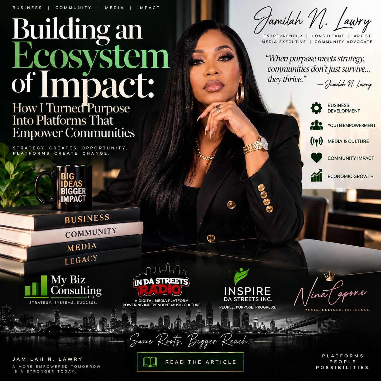 Building an Ecosystem of Impact: How I Turned Purpose Into Platforms That Empower Communities