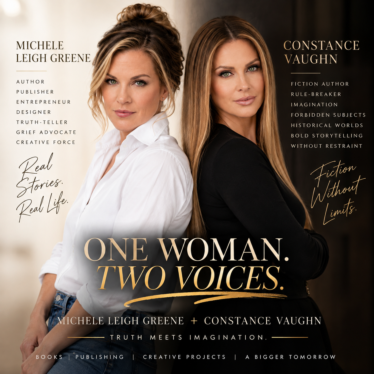 One Woman, Two Voices