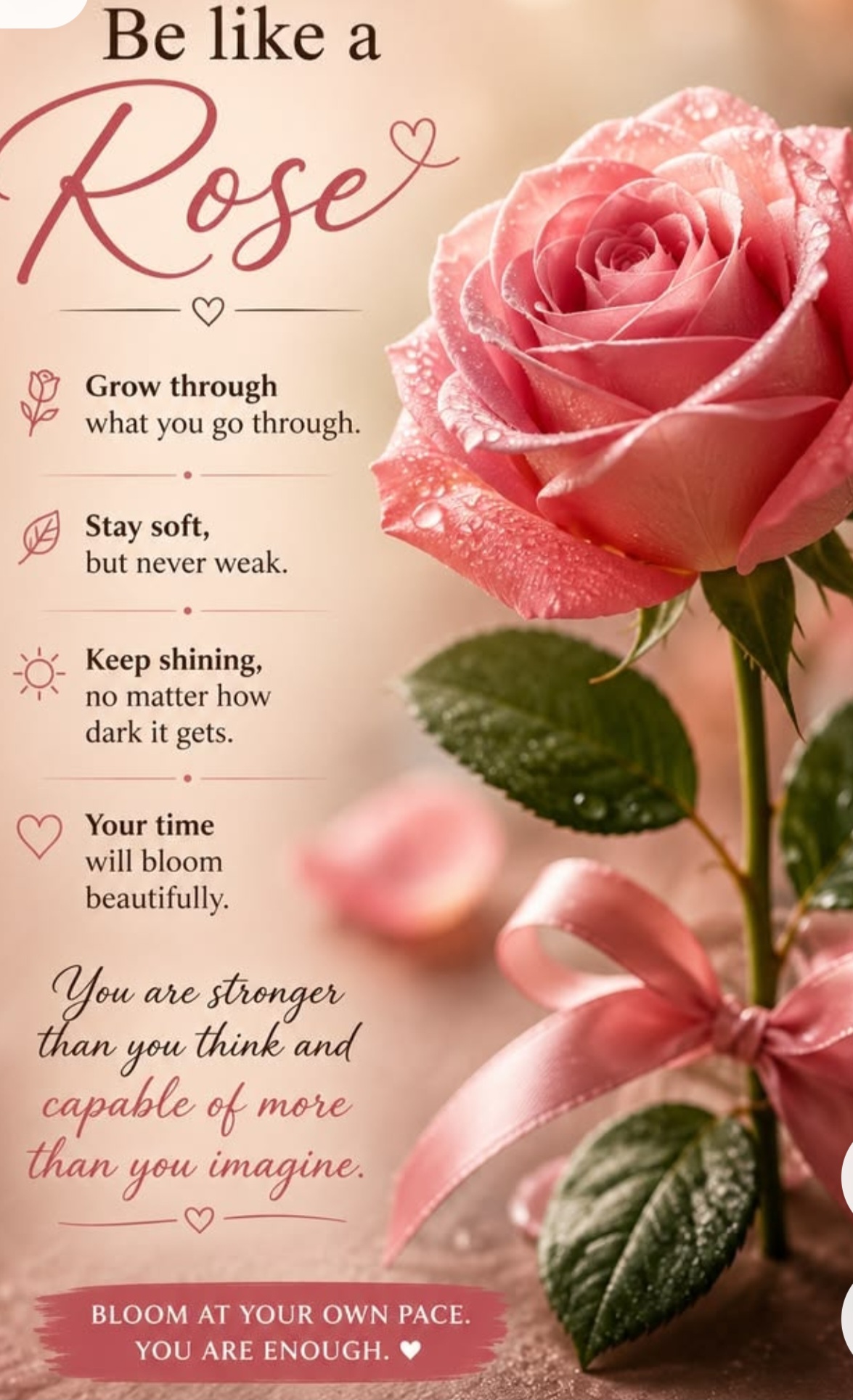Bloom At Your Own Pace
