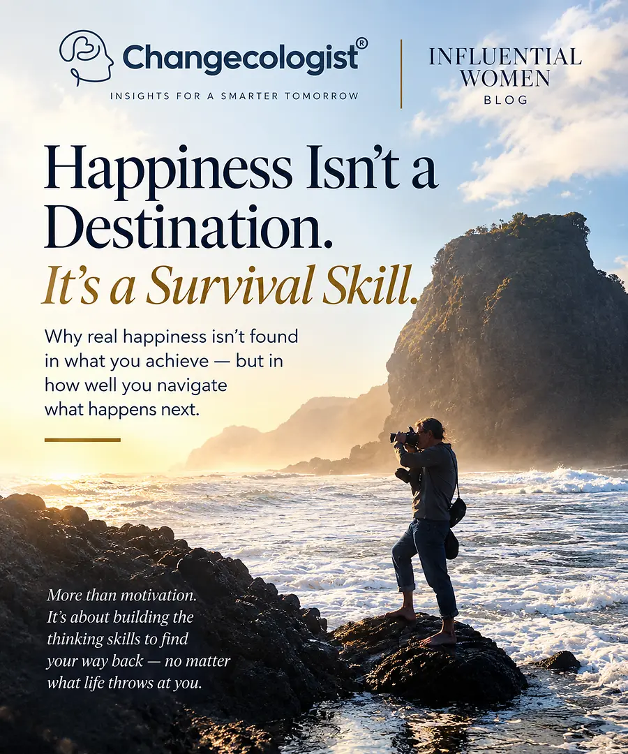 Happiness Isn't a Destination. It's a Survival Skill.