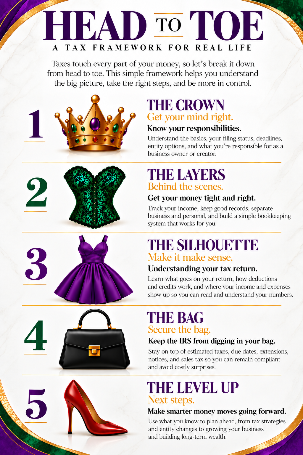 Get Tax Savvy From Head to Toe