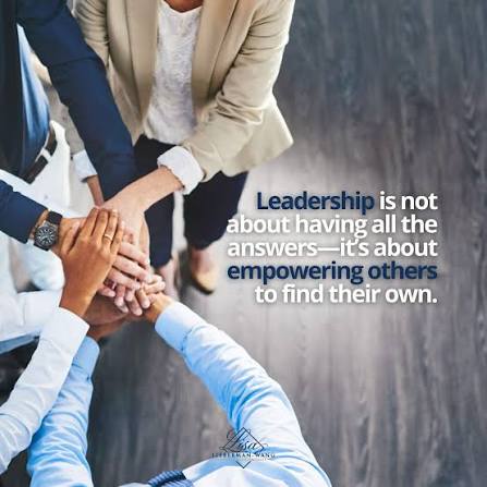 Leadership Is Not About Having All the Answers