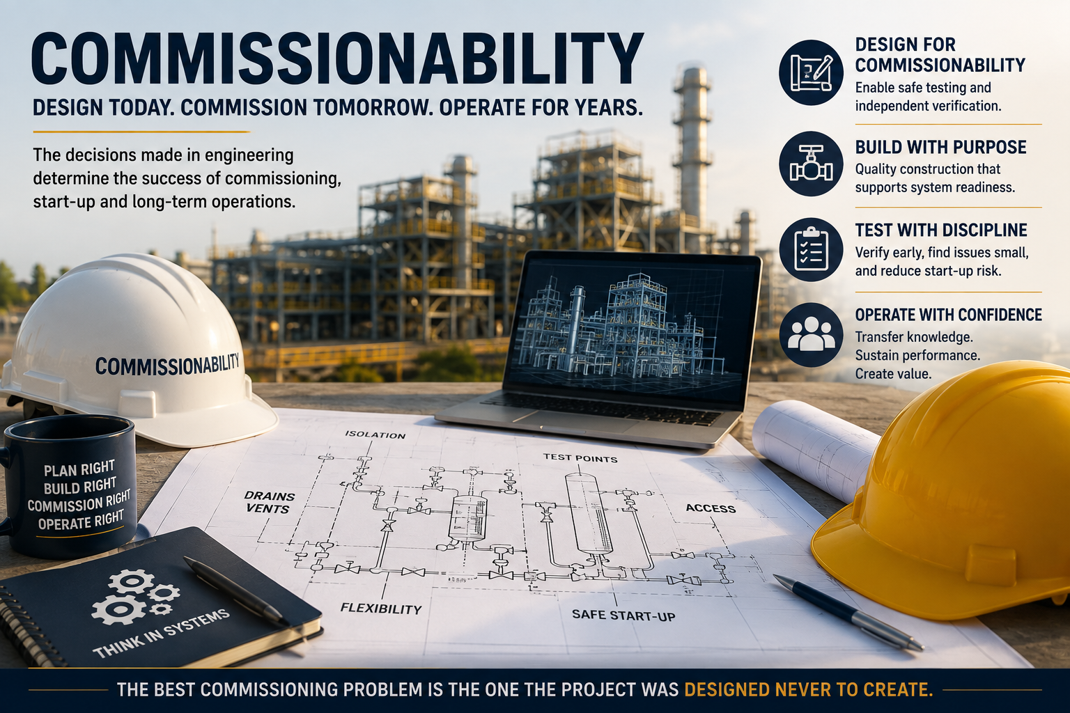 Commissionability: The Decisions You Make in Engineering Determine the Success of Commissioning