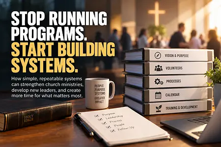 Stop Running Programs. Start Building Systems