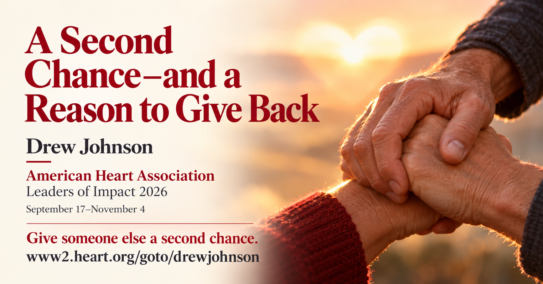 A Second Chance - and a Reason to Give Back