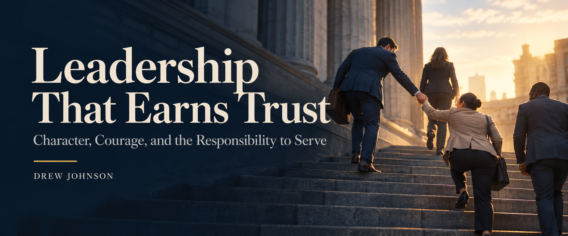 Leadership That Earns Trust: Character, Courage, and the Responsibility to Serve