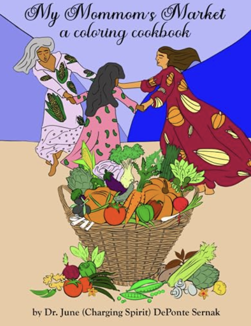 My Mommom's Market: A Coloring Cookbook cover