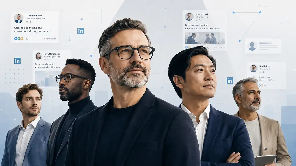 Notable men to follow on linkedin