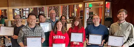 Winning the Employee of the Year Award