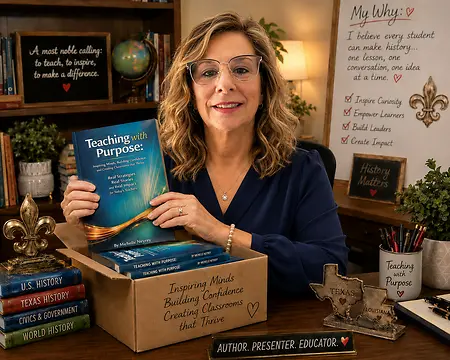 I'm excited to share that my first book has officially been published and is now available on Amazon!

Teaching with Purpose: Inspiring Minds, Building Confidence, and Creating Classrooms that Thrive