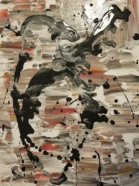 I occasionally love to create abstract art in my spare time. This is a personal piece titled "Deception" inspired by the saying, "Do my eyes deceive me?" 