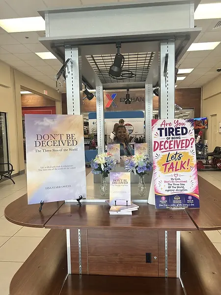 After retiring from 32 years of military and federal civilian service, I now have the privilege of serving in a different mission field - sharing God’s truth at Redstone Arsenal, Alabama.

Every book I sell is more than a purchase; it’s an opportunity to plant or water a seed through the Word of God. My prayer is that Don’t Be Deceived: The Three Sins of the World will help readers recognize deception, embrace God’s truth, and grow in their walk with Jesus Christ.

“I planted the seed, Apollos watered it, but God has been making it grow.” 1 Corinthians 3:6 ✝️🙏🏽