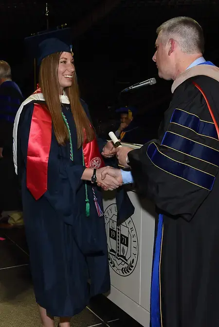 Master's graduation at Liberty University