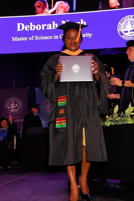 This was when I graduated with my Master of Science in Cybersecurity