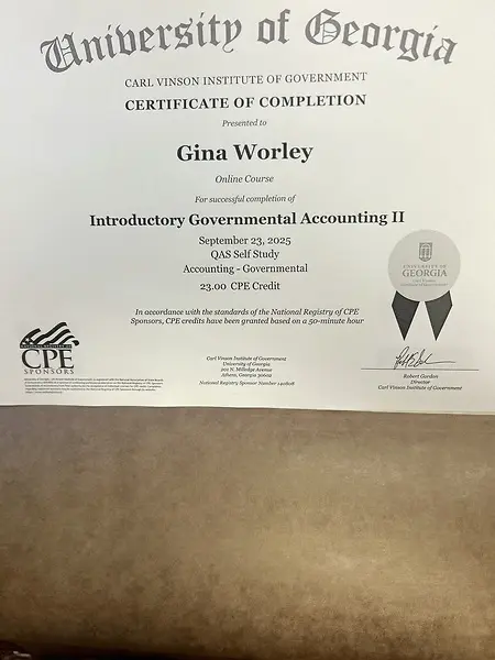 My Accounting II certificate of completion 