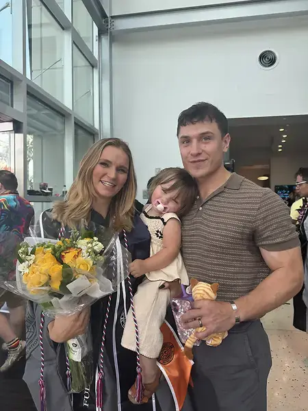 With my family by my side, earning my Master’s degree stands as a testament to God’s grace.