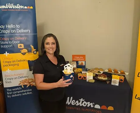 Back in the pandemic days - when creativity had to take the lead. Since we couldn't travel or host in-person trainings, I decided to think outside the box and built my own Lamb Weston studio at home. From there, I led virtual potato trainings and sales meetings, turning challenges into opportunities and keeping the fry spirit alive!