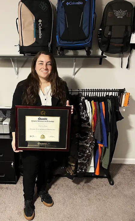 Angelica Grant received her Executive M.B.A. in August 2025 from Quantic School of Business and Technology. She uses her knowledge of business to focus on a hybrid design model of costing, analysis, and margin, mixed with product development and sourcing. Her degree helps her leverage her skills in product design and building for manufacturing efficiency.