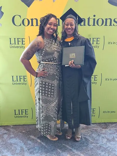 Graduation Day at Life University! Standing here with my daughter feels like a full-circle moment. She was the first to recognize how much this path aligned with who I am, and she gently encouraged me to step into coaching. I’m so glad I listened.