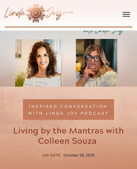Podcast interview with Linda Joy owner of Aspire Magazine