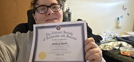 In May of 2025, I completed my professional certification in Small Business Management and Entrepreneurship (undergraduate) through University of Phoenix simultaneously while working on my Bachelor of Science in Business requirements!