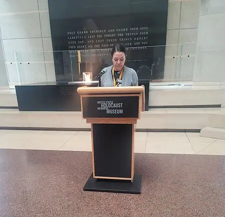 Getting to read names on International Holocaust Remembrance Day.