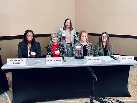 ISBA panel for the 2025 solo and small firm conference.
Constance Sherrod, Diane Camacho, Staci Vazquez, Sarah Taylor