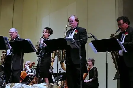 Saxophone quartet soli for California Pops Orchestra 