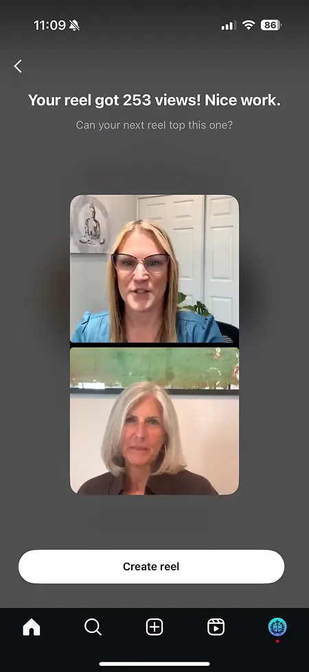 An instagram Live with another coparent coach