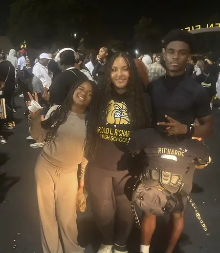 Proud of the young man he’s becoming and the family we’re growing into together.