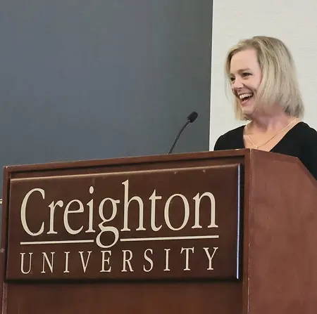 "Being more 'For and With Others' " was my message to first year OT scholars at their honor society induction when I was guested as their motivational speaker.