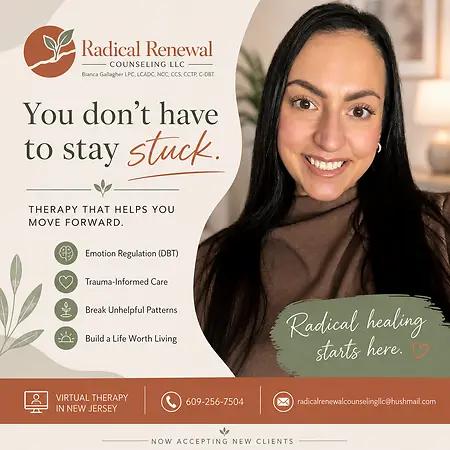 I purchased my NJ LLC for my first private practice called Radical Renewal Counseling in March. 