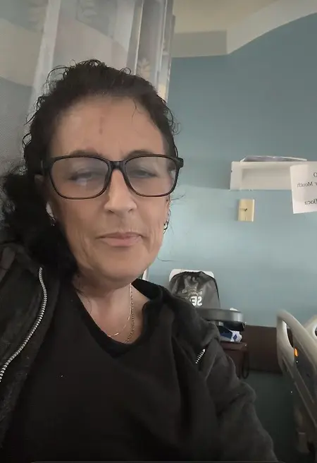 I was with a client at the hospital who was having a emergency procedure done.  I was sitting in the chair waiting for them to come and take him back to the surgery.