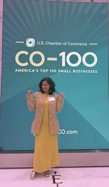 America's Top 100 business (CO-100) award by US Chamber of Commerce.