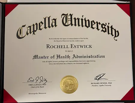 Master of Health Administration Degree Specialization General Health Administration