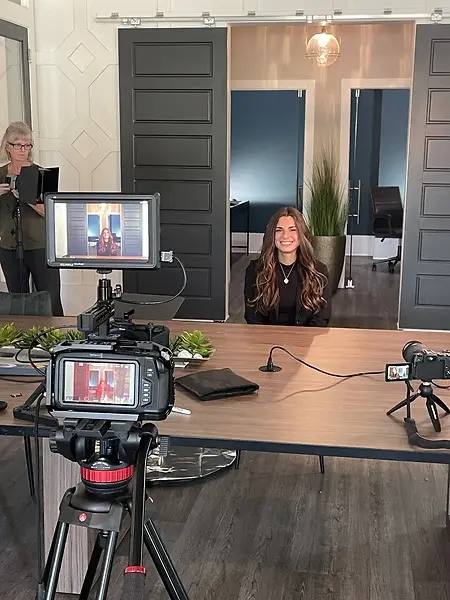 Behind the scenes of the Netflix Trailer "Healthcare Mafia" shoot.