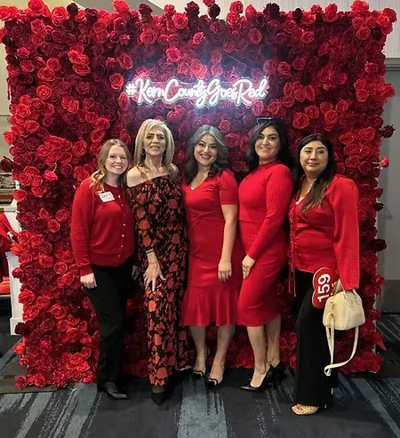 Go Red Women Event. Here's to raising awareness and empowering women to prioritize their heart health.