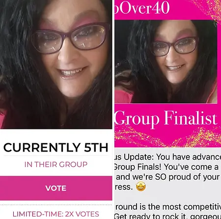 I was very happy to be a part of this and make it to group finalist after overcoming many health challenges! 