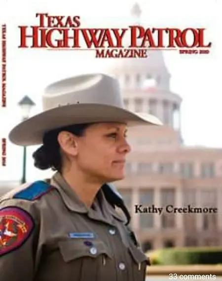 Made the front cover and centerfold article of the Texas Highway Patrol Magazine July 2010