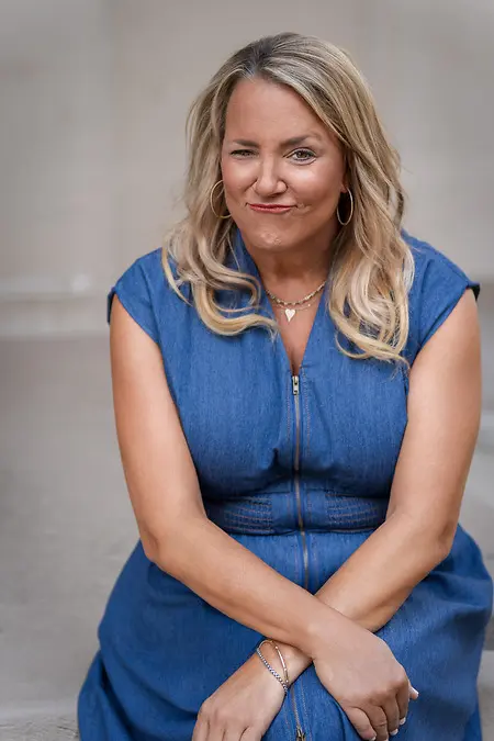 Funny faces during headshot session. I much prefer being behind the scenes!
