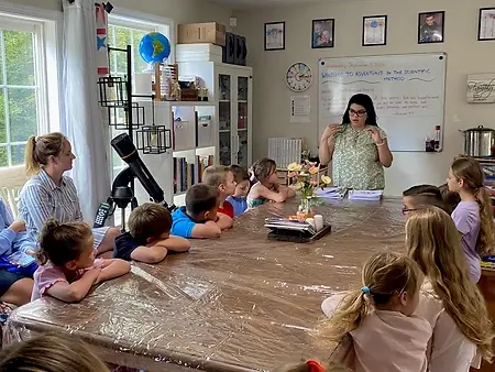 “Where it all began: a home, a handful of students, and a vision to make science hands-on, meaningful, and rooted in truth.”