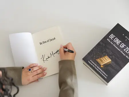 "Be One of Zero: Why the Obsessed Always Win", a leadership operating system built from 19 years of real-world experience coaching 385+ founders, leading Marines, and scaling my own businesses. Your obsession deserves a system, not just sacrifice.