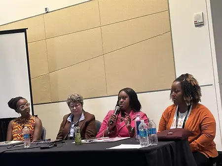 Presenting at the National Women's Studies Association in Puerto Rico, 2025 